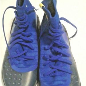 Under Armor SC 4 MID Youth shoes Blue Size 7